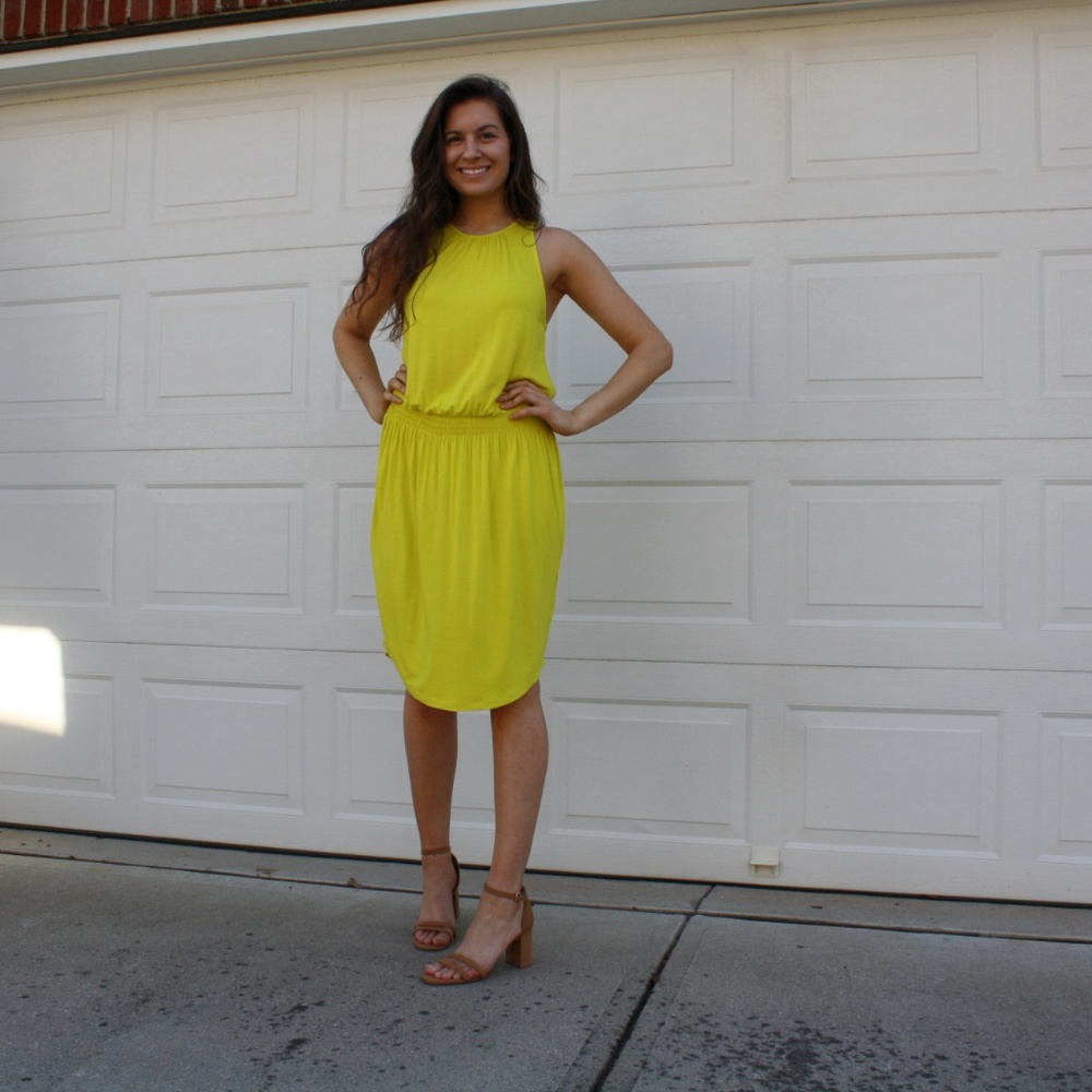 Banana Republic Neon Summer Tank Dress